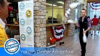 Yakov's Dinner Adventure Visits Branson Tourism Center