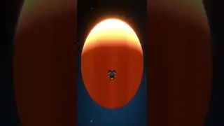 Spaceship Near WASP-12b 🥚 Egg Exoplanet