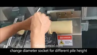 Automatic Paint Roller Winding Machine Exchange Diameter