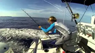 Кайт школа на Маврикии. Рыбалка на марлина. Big-game Fishing Mauritius