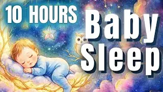 10 HOURS Baby Sleep Music ♫ Soft Female Singing Lullaby + Music Box ♫ Instant Sleep for Babies