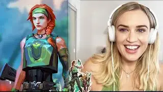 Skye Voice Actor Watches SKYE VALORANT TRAILER!