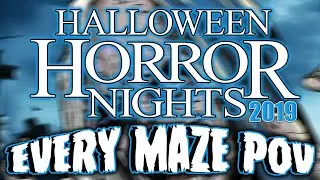 EVERY HHN 2019 Maze FULL Walkthroughs (Except Stranger Things ) at Universal Studios Hollywood