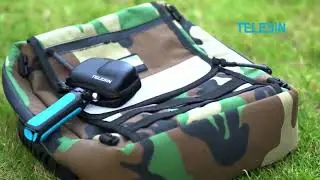 TELESIN Velvet Mounting Storage Protective Bag Gopro Hero 12, 11, 10, 9 Cameras GP-CPB-901
