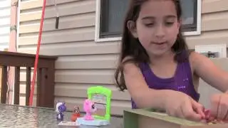Emily Unboxes Her LIttlest Pet Shop Figurine Set