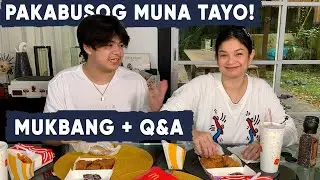 Mukbang Chicken Nuggets and Fries  + Q and A  | The Curious Two