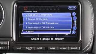 2015 NISSAN GT-R - Multi Function Display