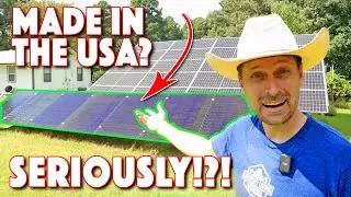 American Made? SIRIUS Solar Panels And New EG4 Brightmount Installation!