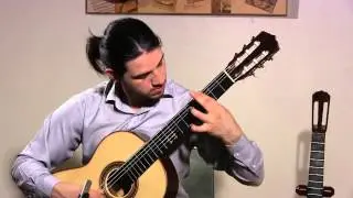 F. Tarrega - Capricho arabe, Handmade Guitar by G. Sentoulas
