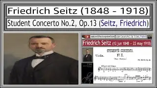 Seitz - Student Concerto no. 2, Op.13 for Violín and Orchestra