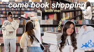 come book shopping with me at barnes & noble!! + book haul 💞📖🛍