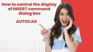 CLASSICINSERT Autocad, Insert command dialog,Block Insert Autocad, Insert Block, Scale Block, Rotate