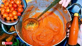 Homemade Tomato Puree Kashmiri Zuban Mei | Tamatar Juice Ghar pe kaisy banayen | Tomato Juice Recipe
