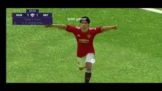 Pierre-Emerick Aubameyang last minute goal | messi cross #PES2021 #PESandroid