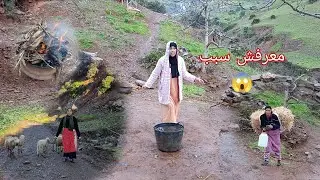 قدر الله وماشاء فعل 😱أجواء شتوية وتساقطات في كل لحظة مع دفئ في المجمر 🔥