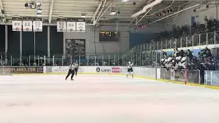 Cole Ully scores a penalty shot! Guildford Flames Vs Glasgow Clan