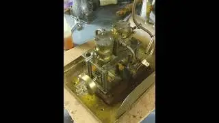 Basil Harley Twin Cylinder Marine Steam Engine