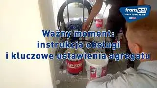 Uruchomienie agregatu i szkolenie z obsługi na budowie, aplikacja Gładzi RAPTOR
