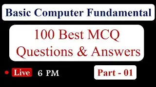 Basic Computer Fundamental MCQ Quiz Part - 1 | Computer Objective Questions [Hindi]