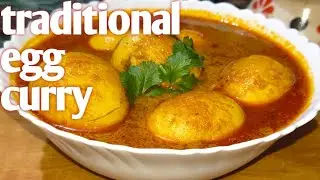 Old Style Traditional egg Curry Recipe.Asli Desi Anda Curry | @Sobie-j4i #egg #eggcurry #cooking 