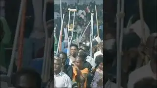Behold the miracle-working power of Jesus!From a wheelchair to walking.. #jesus #ytshorts #ytshorts