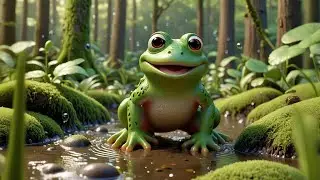Find the Green Forest Frog! 🐸🌿 | Color & Animal Adventure for Kids | Learn with Nature