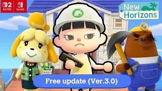 🔴IS THE NEW 3.0 ACNH UPDATE OVER HYPED? FIRST LOOK & ISLAND DESIGN~ANIMAL CROSSING:NEW HORIZONS