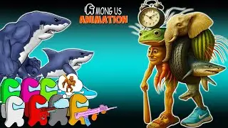 Among Us & Tralalero Tralala Vs. TRIPA TROPA TRALALA LIRILIRA | Among Us Funny Animation