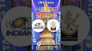 MI Vs RCB Playing 11 Comparison 2024 #ipl2024 #rcbvsmi #shorts