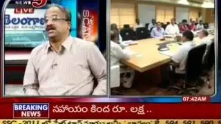Debate On 'CBI 3rd Charge Sheet Against Raja Sekhar Reddy(TV5)-Part01