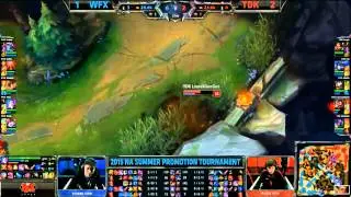 WFX vs TDK - Game 4 Promotion-  NA LCS Summer 2015 Highlights