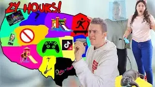 I LET THE DART CONTROL MY LIFE FOR 24 HOURS CHALLENGE!