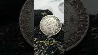 1000 R&Eacute;IS DE 1912 METAL PRATA VEJA QUANTO VALE NO LIVRO #salsa_moedas #quantovaleminhamoedas