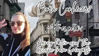 Conhecendo a atra&ccedil;&atilde;o Harry Potter and The Escape from Gringotts - Universal Studios - Orlando 