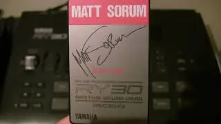 Yamaha RY-30 - Matt Sorum rhythm sound card RSC3073 (demo)