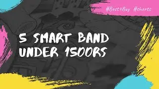 5 Smart Band under 1500 Rs #shorts