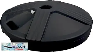 US Weight Durable Fillable Umbrella Base for Patio Table 50 Pound