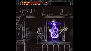 Gameplay snippet : Batman Forever : Stage 1 : SNES