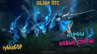 Black desert : ОБЗОР ПТС / НОВЫЕ СПОТЫ / НЕРФЫ ПЕРСОНАЖЕЙ