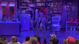Universal Studios Orlando the preshow for Beetlejuice for the Horror MakeUp Show 2021