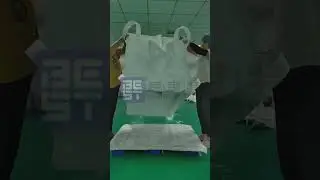 4 cross corner with circle spout top;spout bottom,SWL: 1500KG！#fibcbags #jumbobag #bulkbags