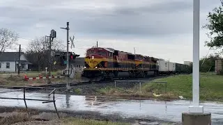 Filming KCS line in Odem Texas! Last KCS catches before the merger! Technically the last day of KCS!