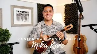 Custom Maui Music Ukulele | demo by Mika Kane
