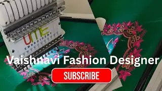 WATCH FULL EMBROIDERY VIDEO #vaishnavifashiondesigner #computerembroidery 