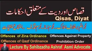 Qisas Aur Diyat/qisas and diyat laws of Pakistan /Islamic Laws/ Lawyer Online/Advocate  Online