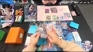 [OP14] POV One Piece TCG: Синий Фиолетовый Луффи против Чёрного Крокодила