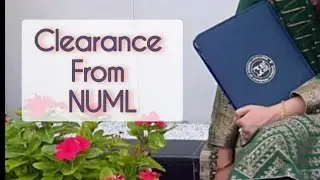 Clearance From NUML
