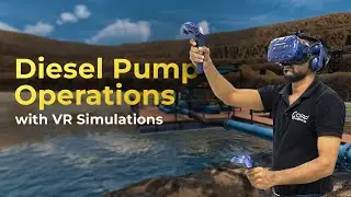 Coal Mines Dewatering Operations with Diesel Pumps through VR Simulations #vr #coalindia #mining