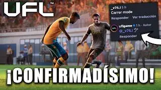 &iexcl;BOMBAZO! UFL CONFIRMA el Modo Carrera y HUMILLA a EA y Konami 🤩