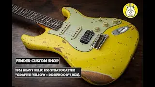 FENDER USA Custom Shop 1962 Heavy Relic HSS Stratocaster 